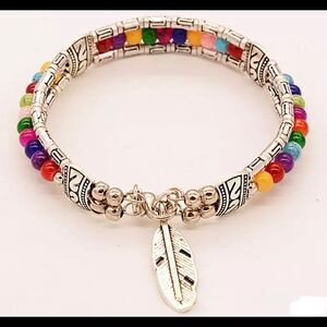 MULTI COLOR GOOD LUCK TIBETAN CHARM BRACELET‎